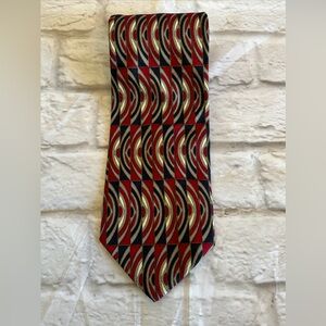 Enrico Venturi Multicolor 100% Silk Mens Necktie 55”